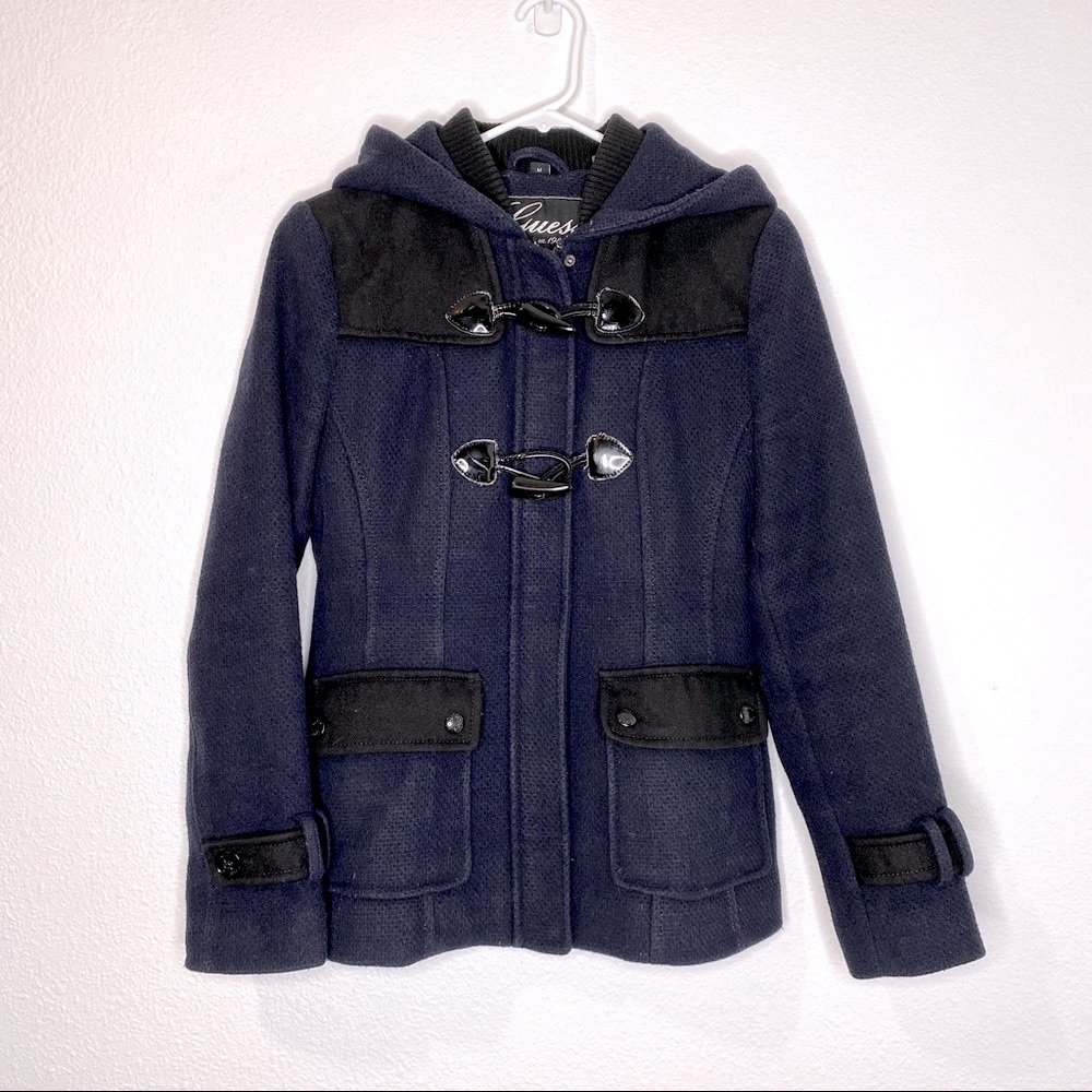 Guess Navy Wool Jacket